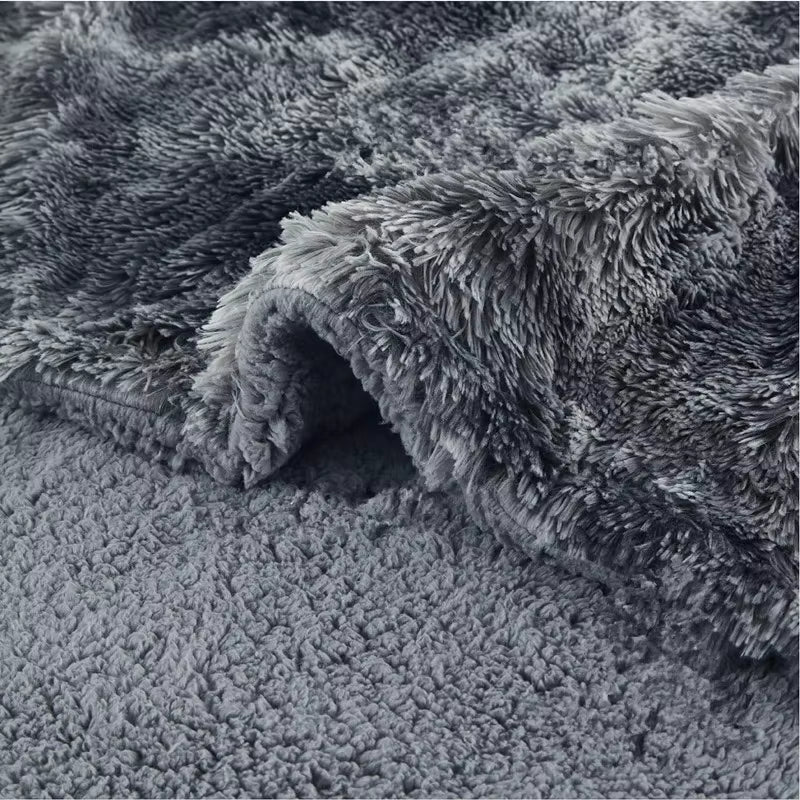 2025 New Luxury Rectangle Napping Blanket Waterproof Blankets for Couple, Throw Shaggy Warm Blankets Lovers Microfibre-Blanket