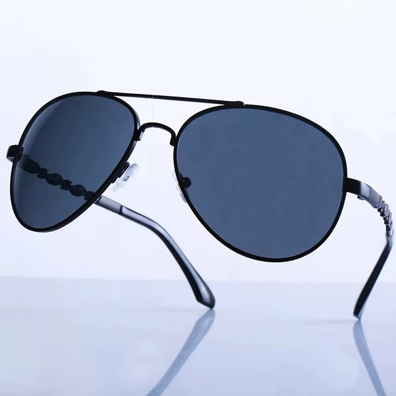 Fashion Watch Men Luxury Gift Set Sunglasses Keychain Top Quality Belt Multiple Time Zone Wrist Watch for Father Men Gift