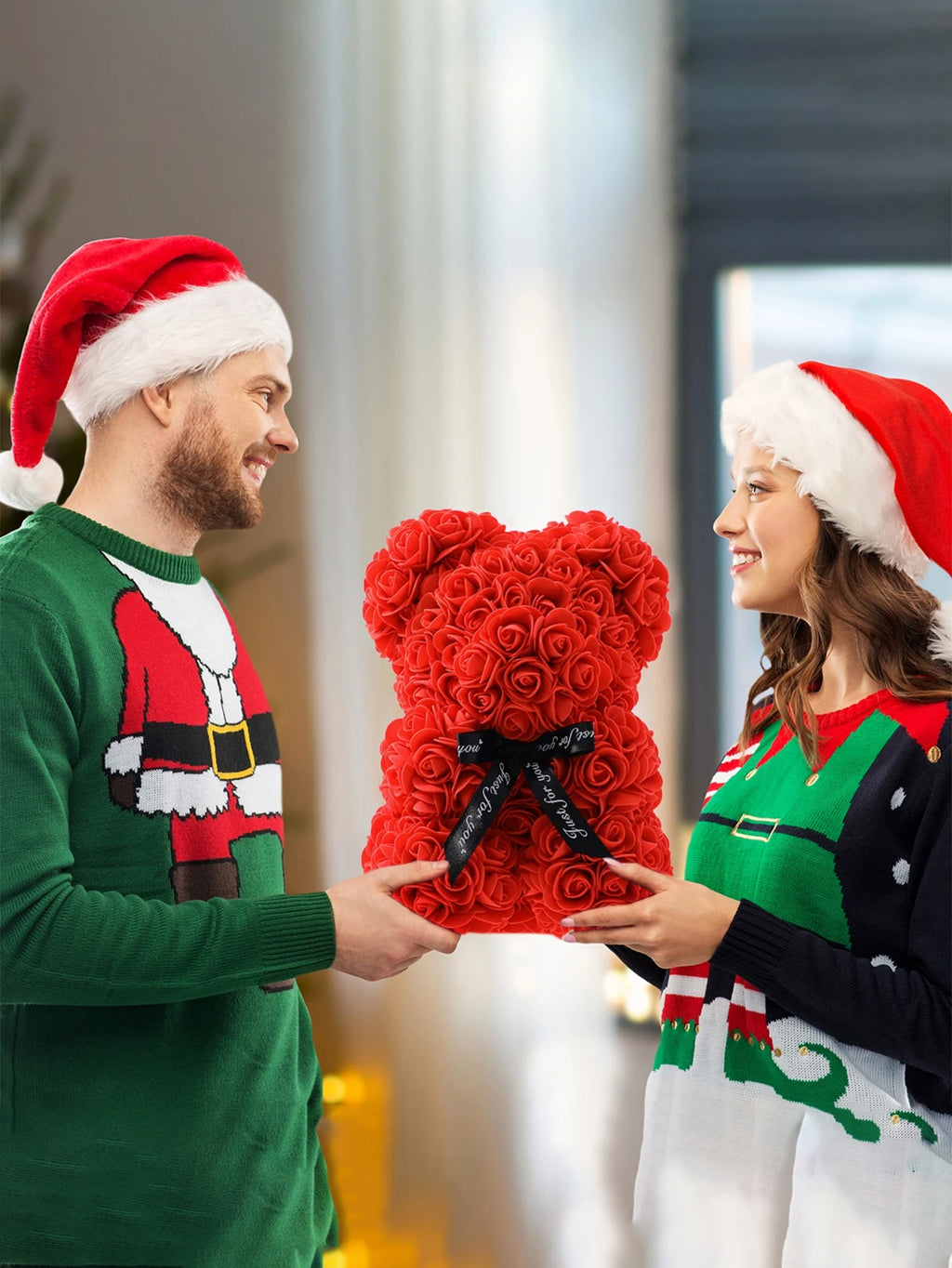 Gifts for Mother'S Day, Valentine'S Day,1 Pc Rose Bear Gifts for Women, Gifts for Mom, Valentine'S Day Gifts for Girlfriend Wife , Birthday Gifts for Daughter Graduation