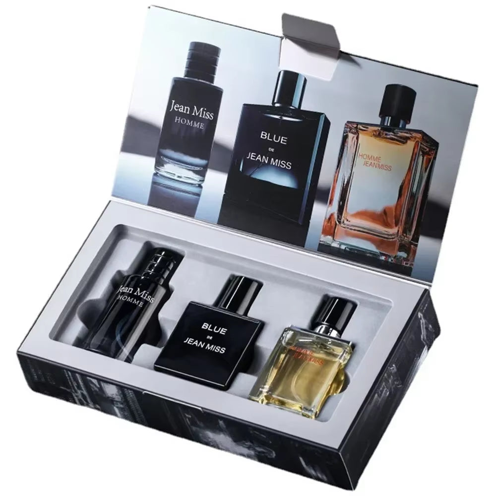 90Ml Men Perfume Gift Box Set 3Pcs Long Lasting Cologne Pheromones to Attract Women Fascination Scent for Him High Quality