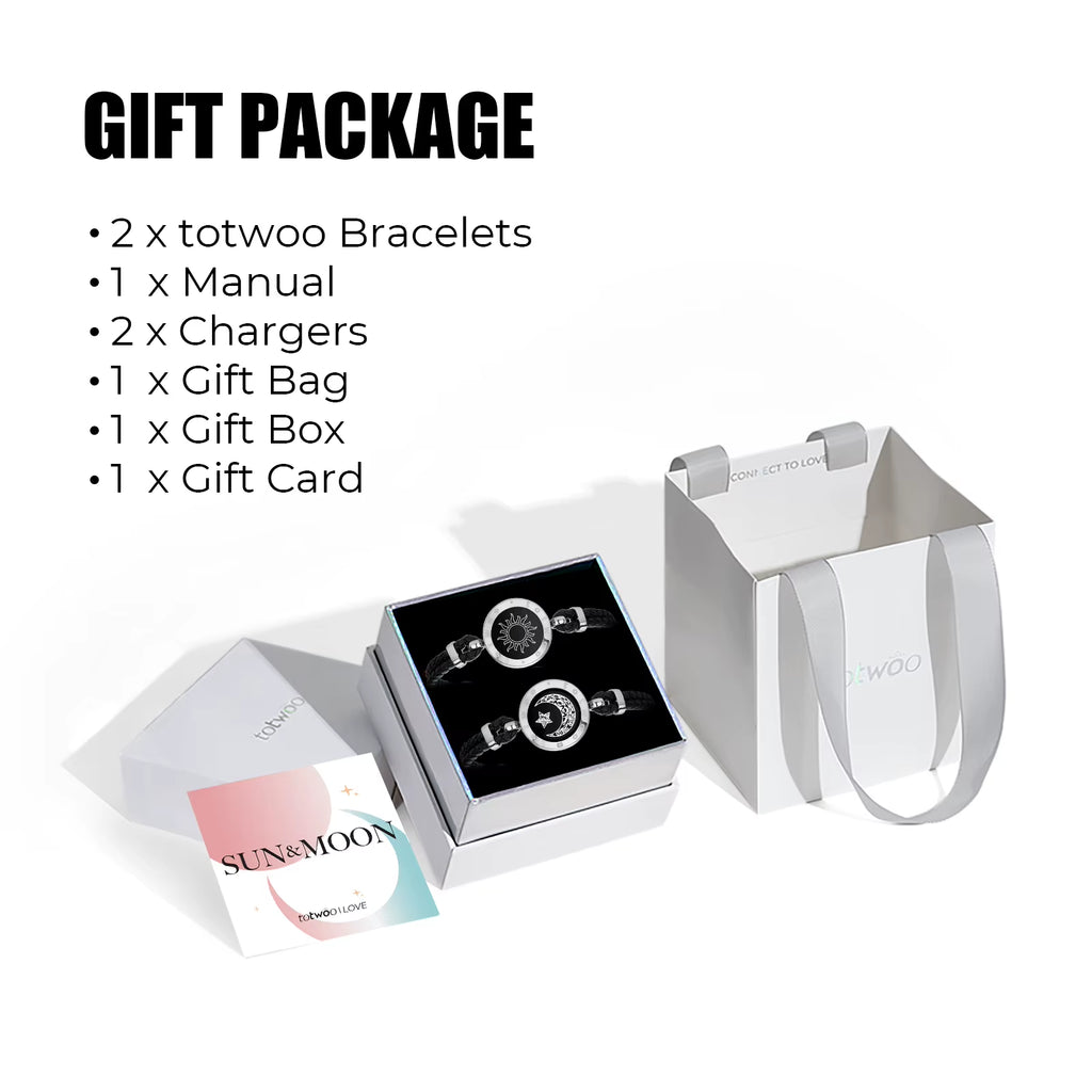 Bluetooth Matching Touch Smart Bracelets for Lovers Long Distance Emotional Gift for Girlfriend Celebration or Birthday