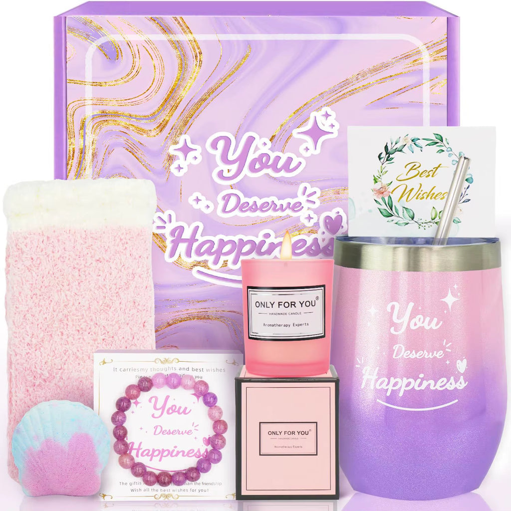 Spa Gift Basket Set Valentine'S Gifts Set Birthday Gifts for Girls Spa Self Care Gift Party Favors Vacuum Cup Gifts Basket Gift