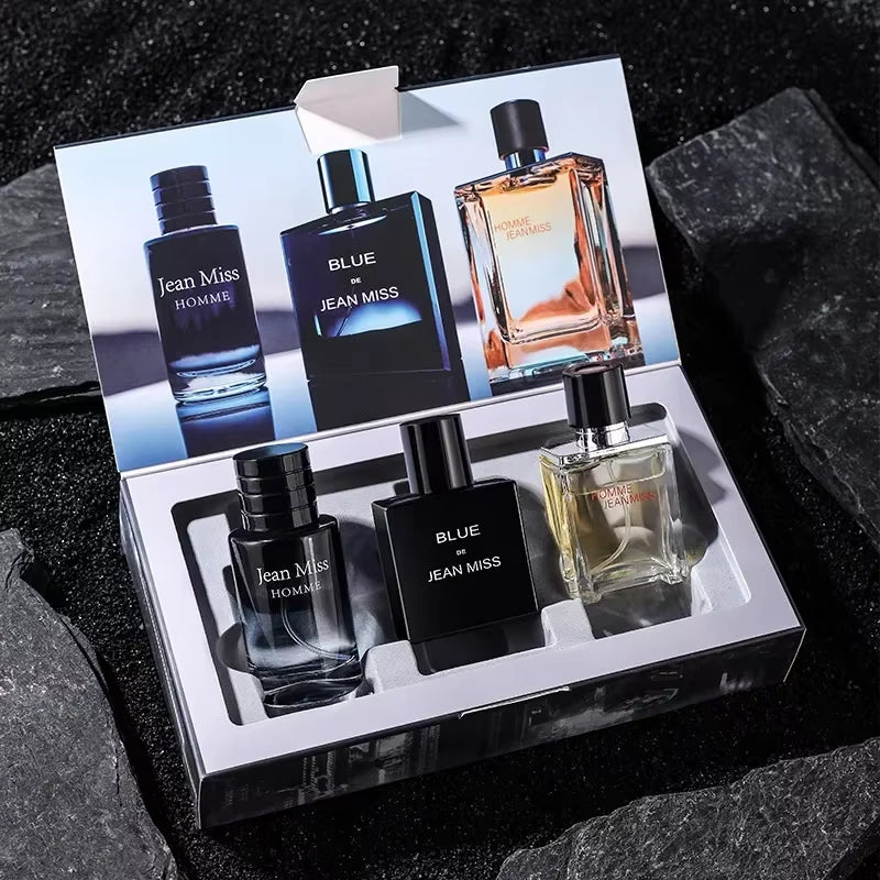90Ml Men Perfume Gift Box Set 3Pcs Long Lasting Cologne Pheromones to Attract Women Fascination Scent for Him High Quality