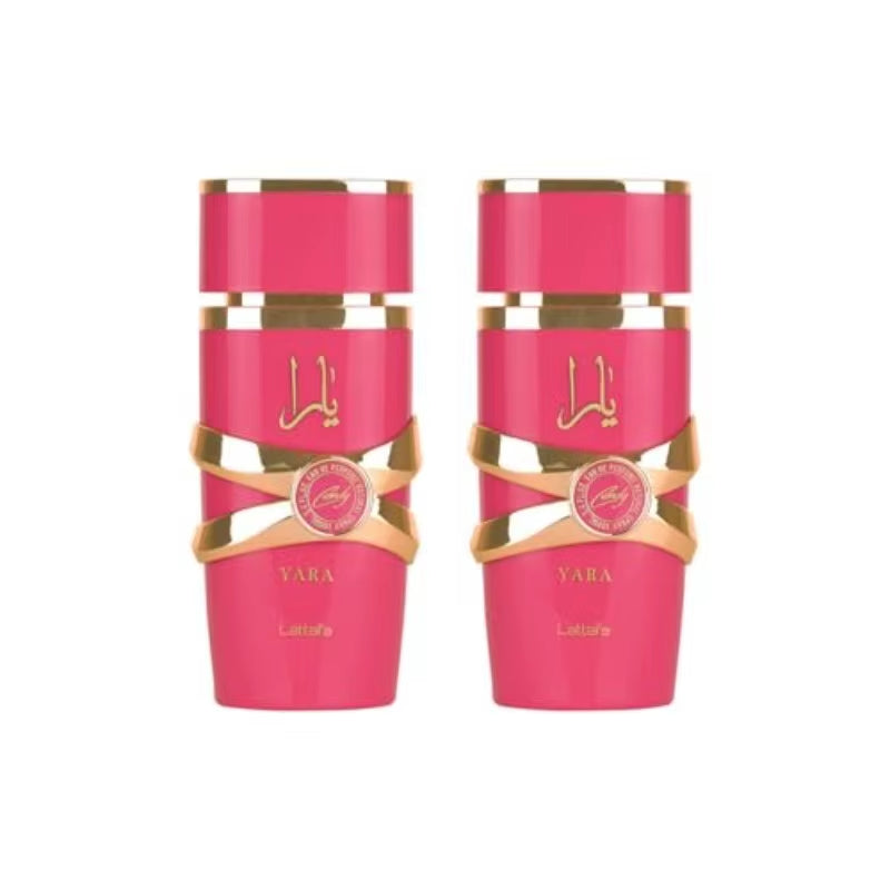 Yara Candy Vanilla Fruity Citrus Floral Eau De Parfum Long-Lasting Fragrance for Women 3.40 Ounce 100 Ml