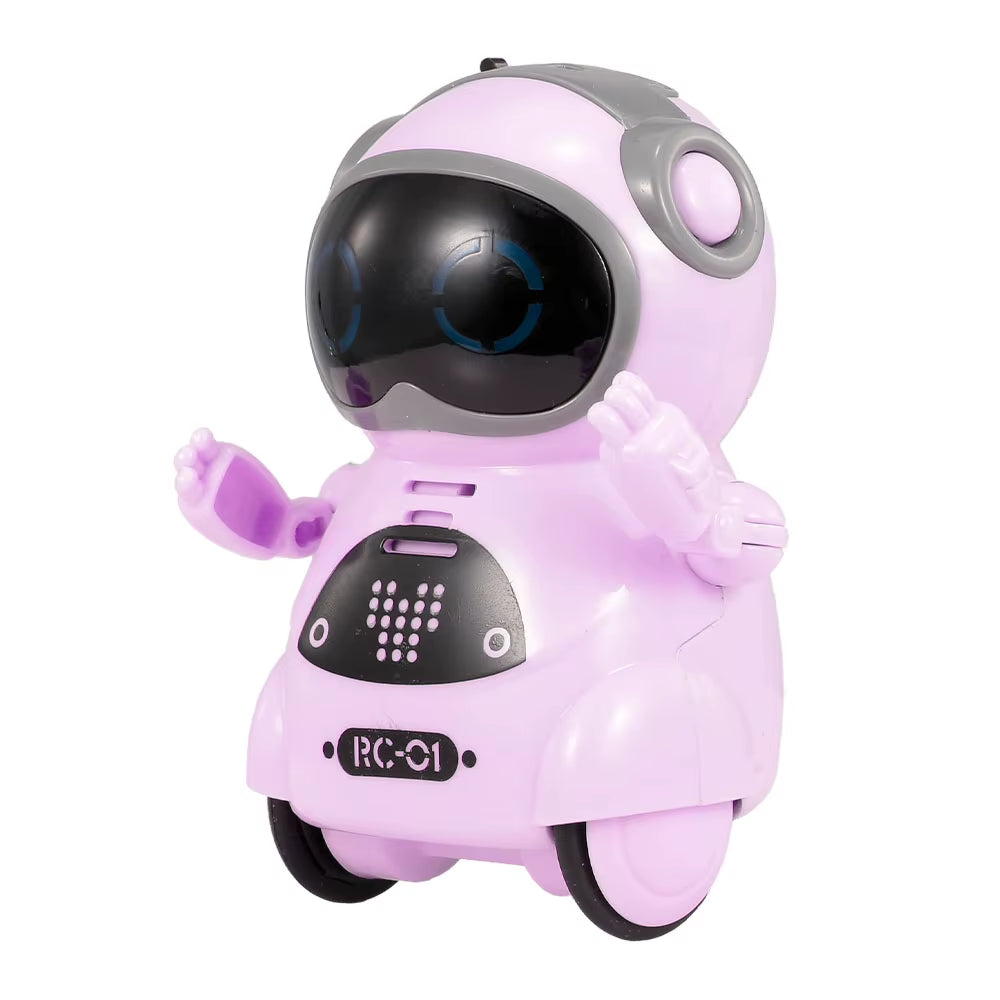 939A Pocket Robot Talking Interactive Dialogue Voice Recognition Record Singing Dancing Telling Story Mini Robot Toy