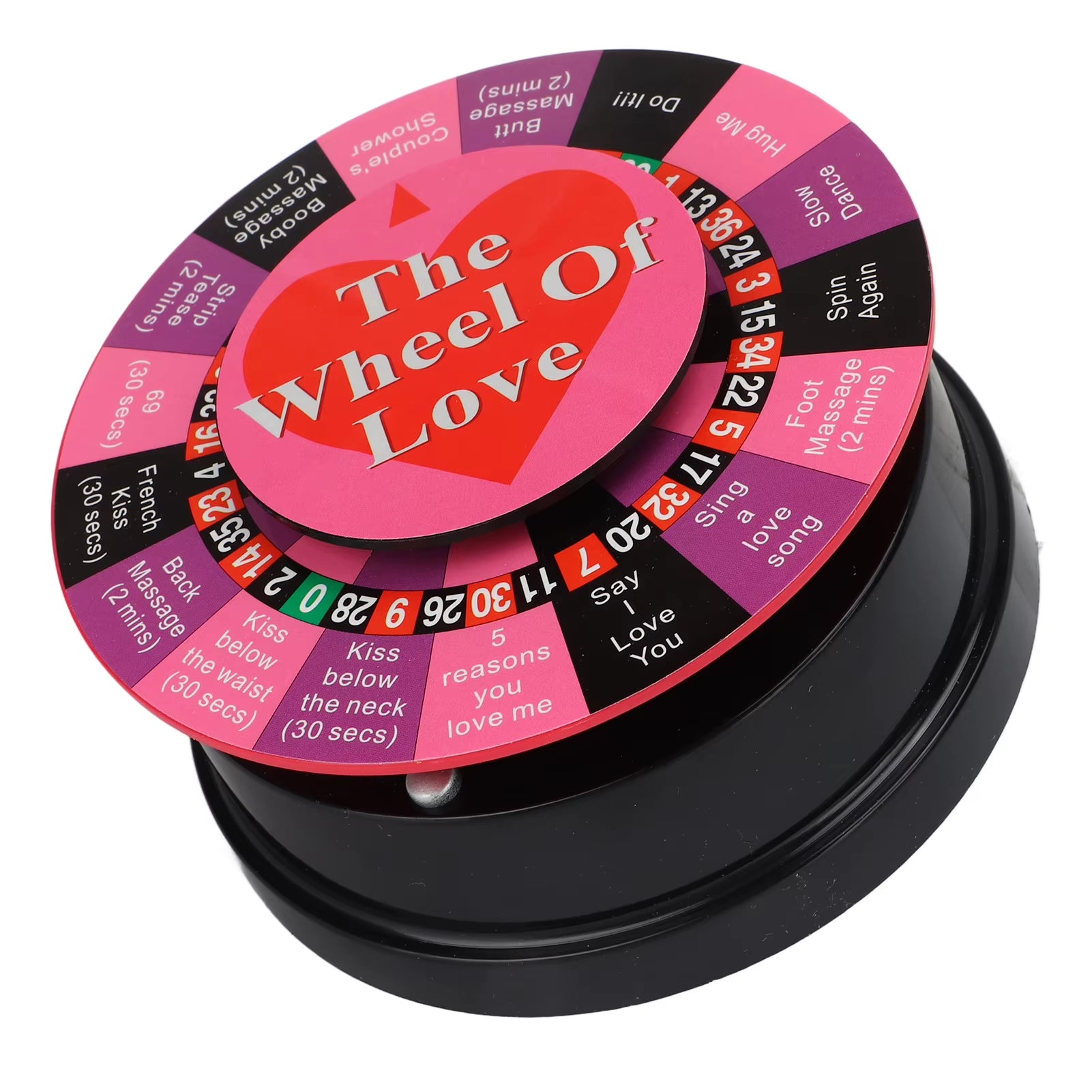 Wheel of Love Perfect Gift the Wheel of Love Game Turntable for Parties