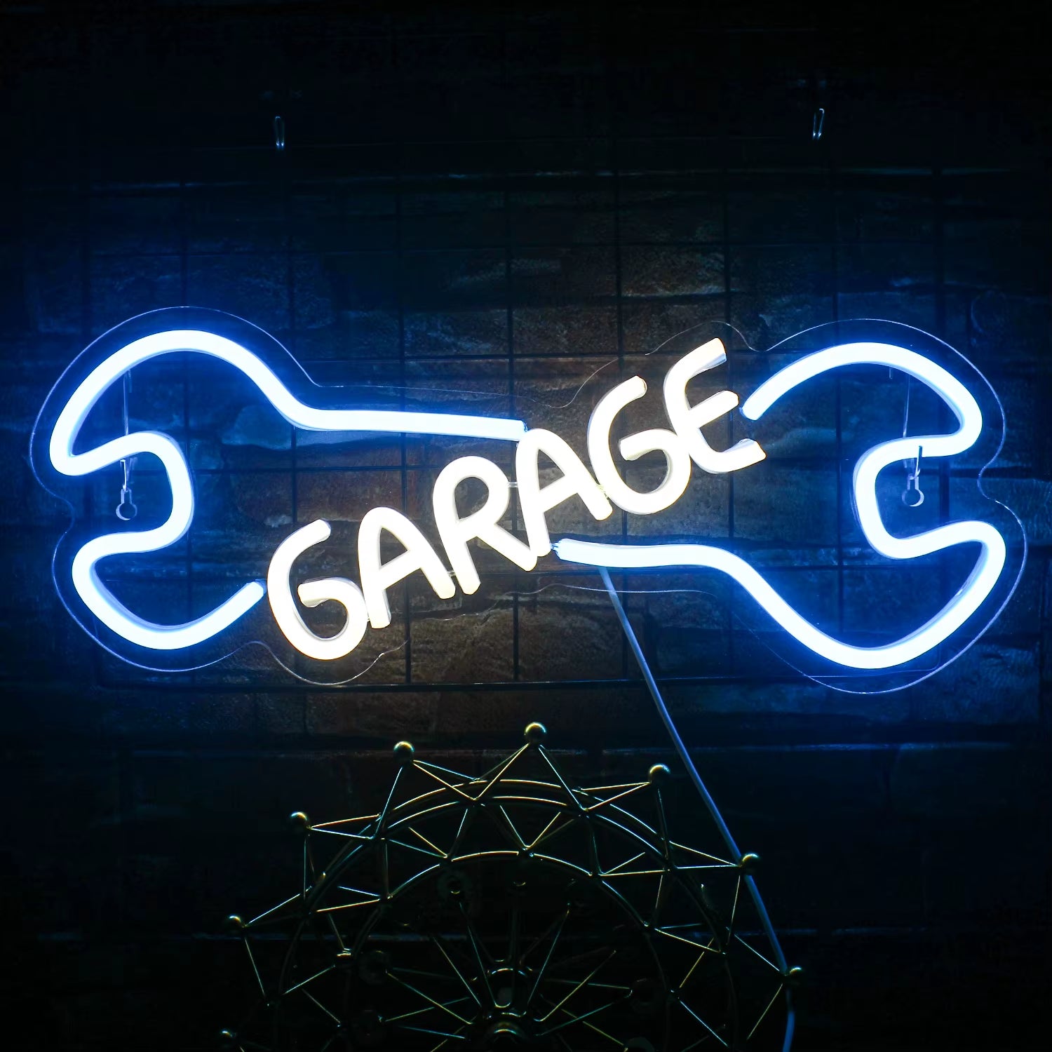 Garage Neon Sign Led Light Car Check Engine Repair Shop Neon Sign Led Light Bar Atmosphere Wall Decor Gift Lamps USB Switch