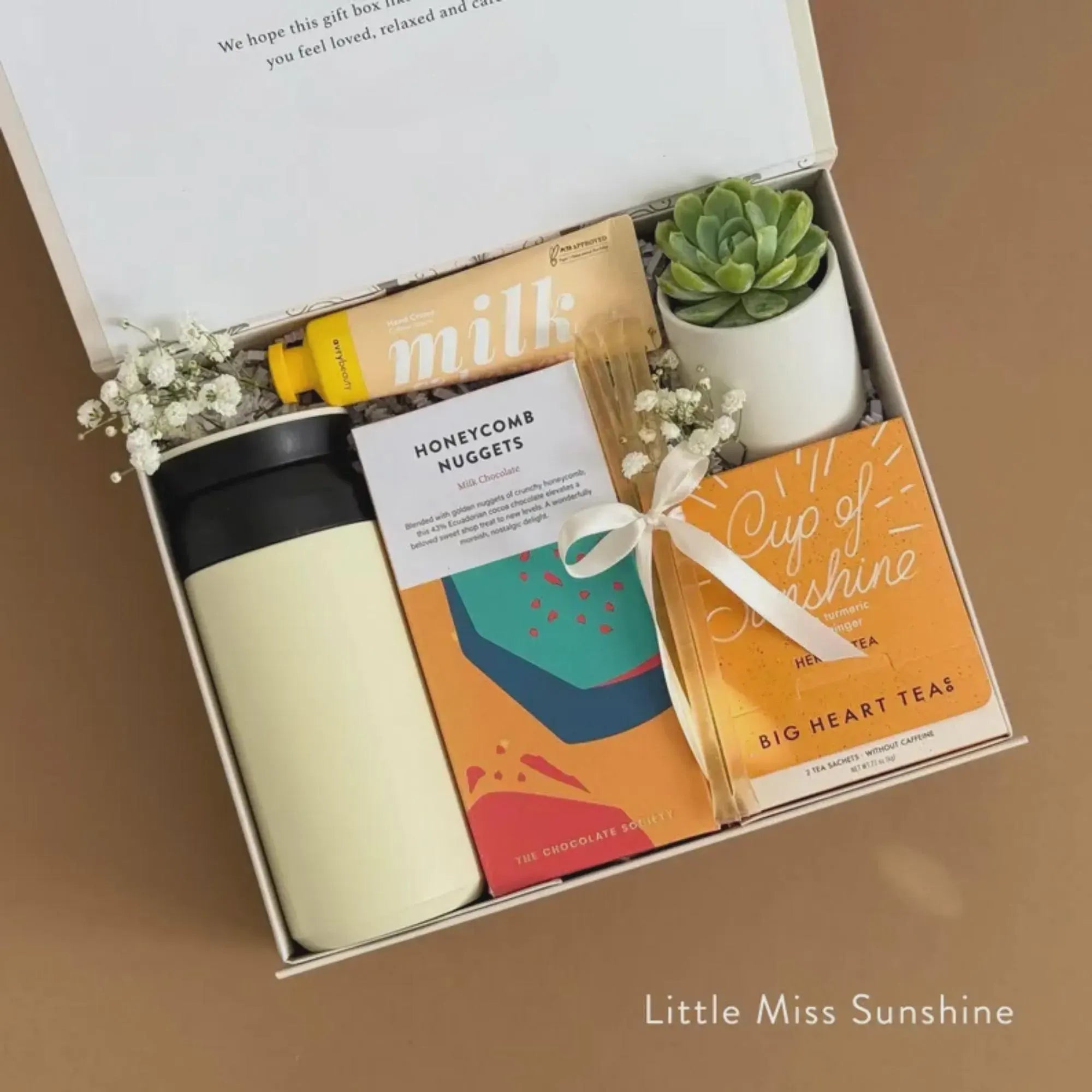 Corporate Gift Basket Hygge Gift Box with Mug, Notebook & Treats