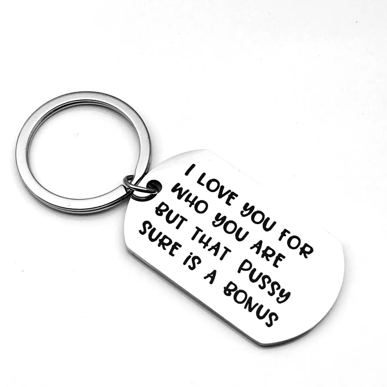 Funny Couple Gift Keychain I Love You Who You Keychain Gift for Husband and Wife Valentine'S Day Gifts for Boyfriend Girlfriend