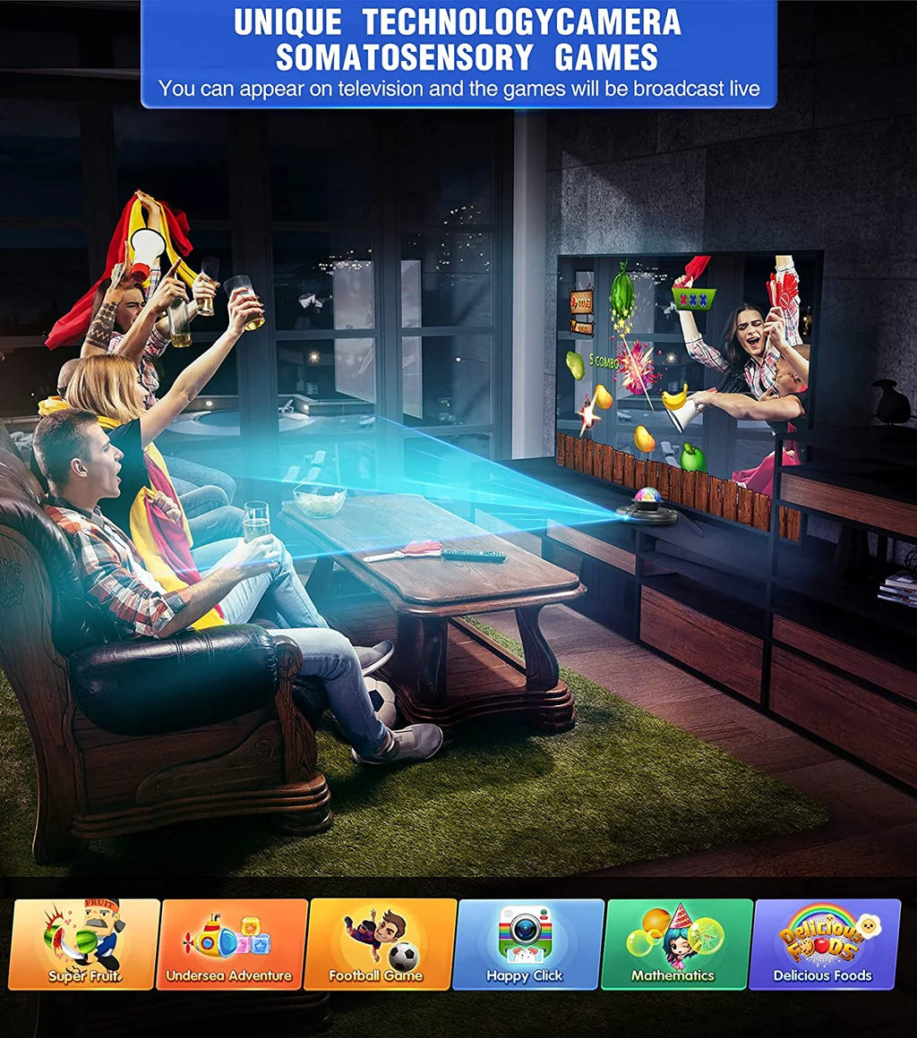 Dance Mat Game for TV/PC Family Sports Video Game Anti-Slip Music Fitness Carpet Wireless Double Controller Folding Dancing Pad