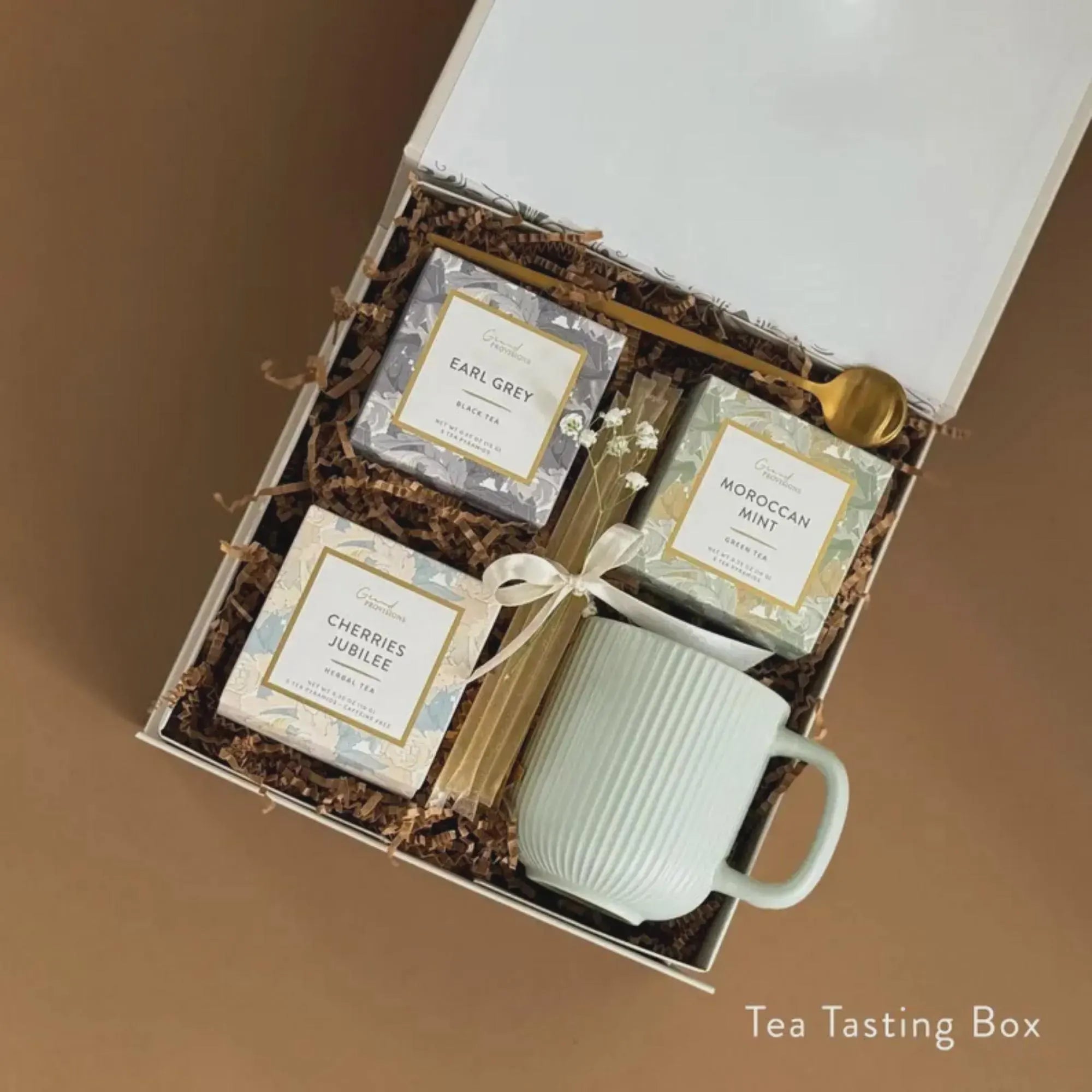Corporate Gift Basket Hygge Gift Box with Mug, Notebook & Treats