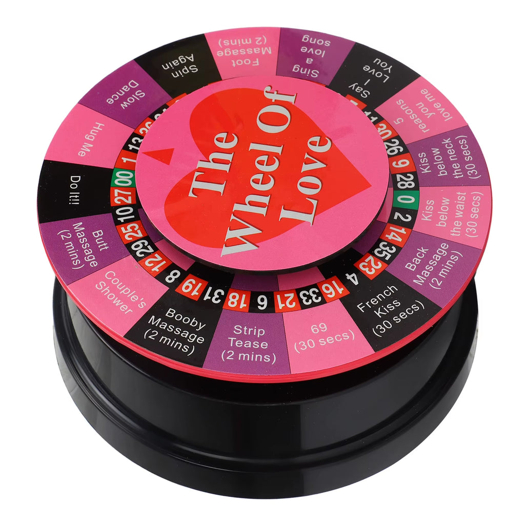 Wheel of Love Perfect Gift the Wheel of Love Game Turntable for Parties