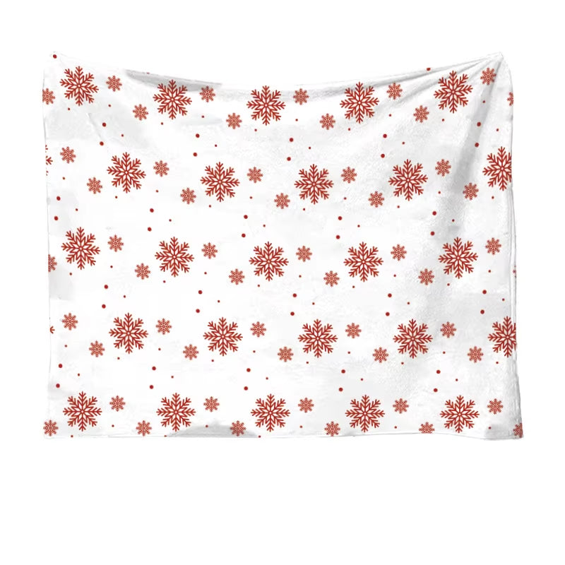 Christmas Throw Blanket - Soft and Warm Sherpa Christmas Throw Blankets for Couch, Sofa, Bed, Winter Blanket for Christmas