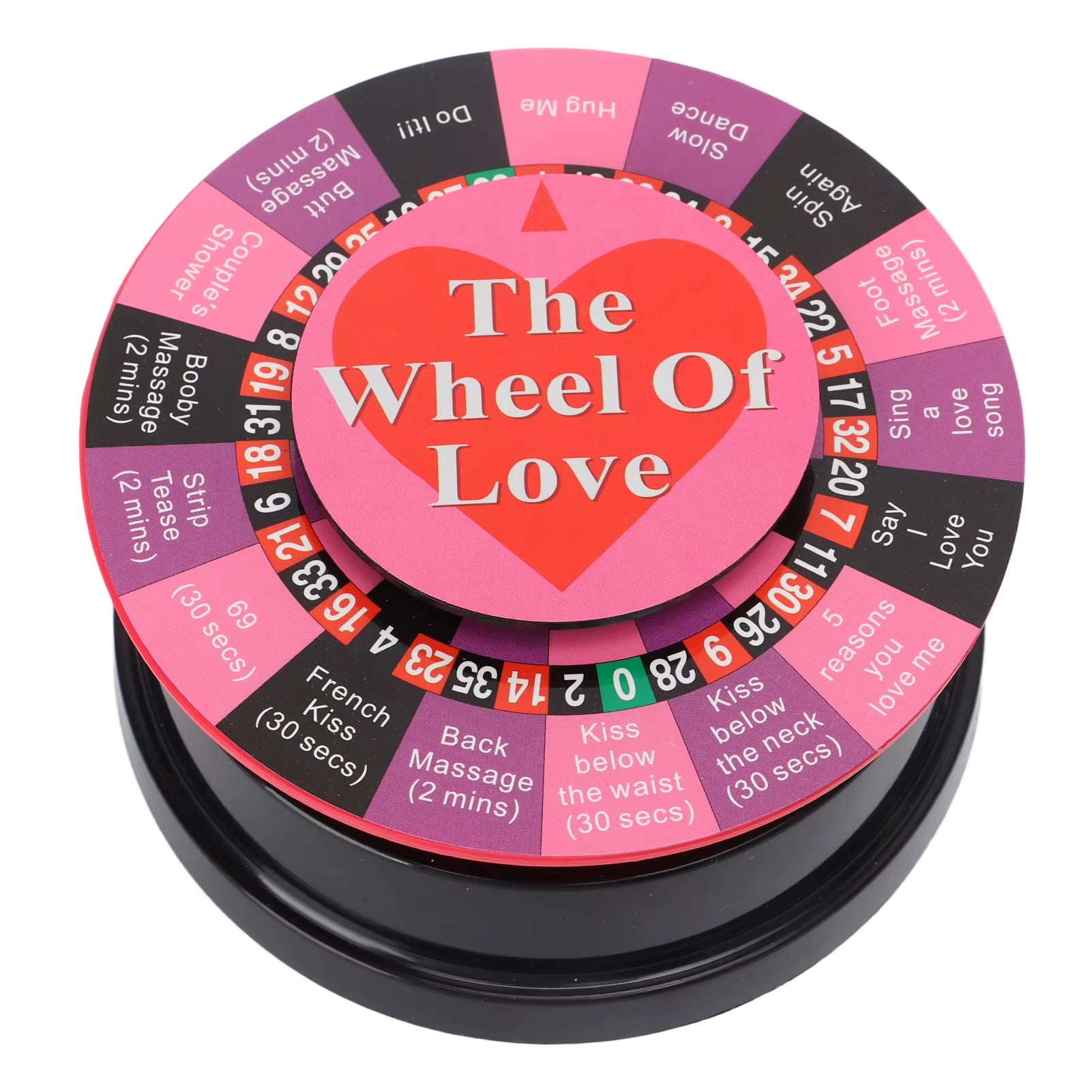 Wheel of Love Perfect Gift the Wheel of Love Game Turntable for Parties