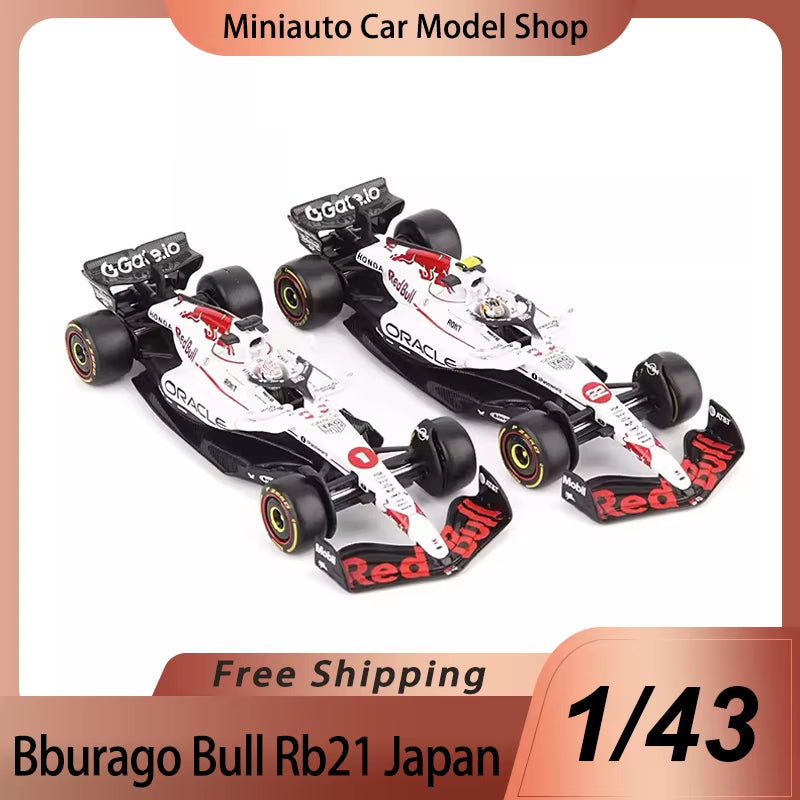 New in Stock  1:43 F1 Red Bull Rb21 Japanese Gp 2025 Grand Prix Gp Alloy Miniature Diecast Model Rb21 Toys Kids Gift