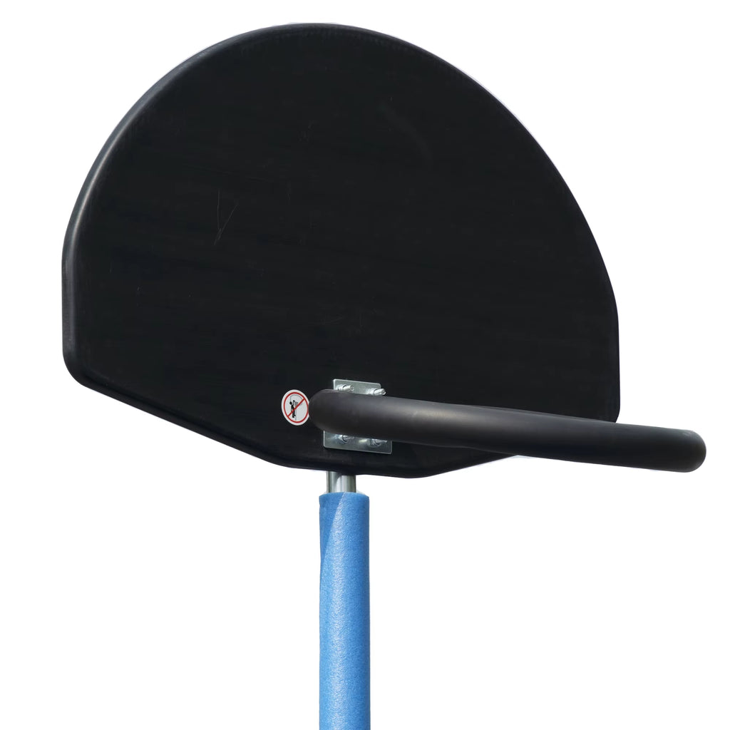 14FT Trampoline with Backboard, Outdoor Pumpkin Trampoline with Enclosure Net and Ladder for Kids Teens Grown-Ups Park