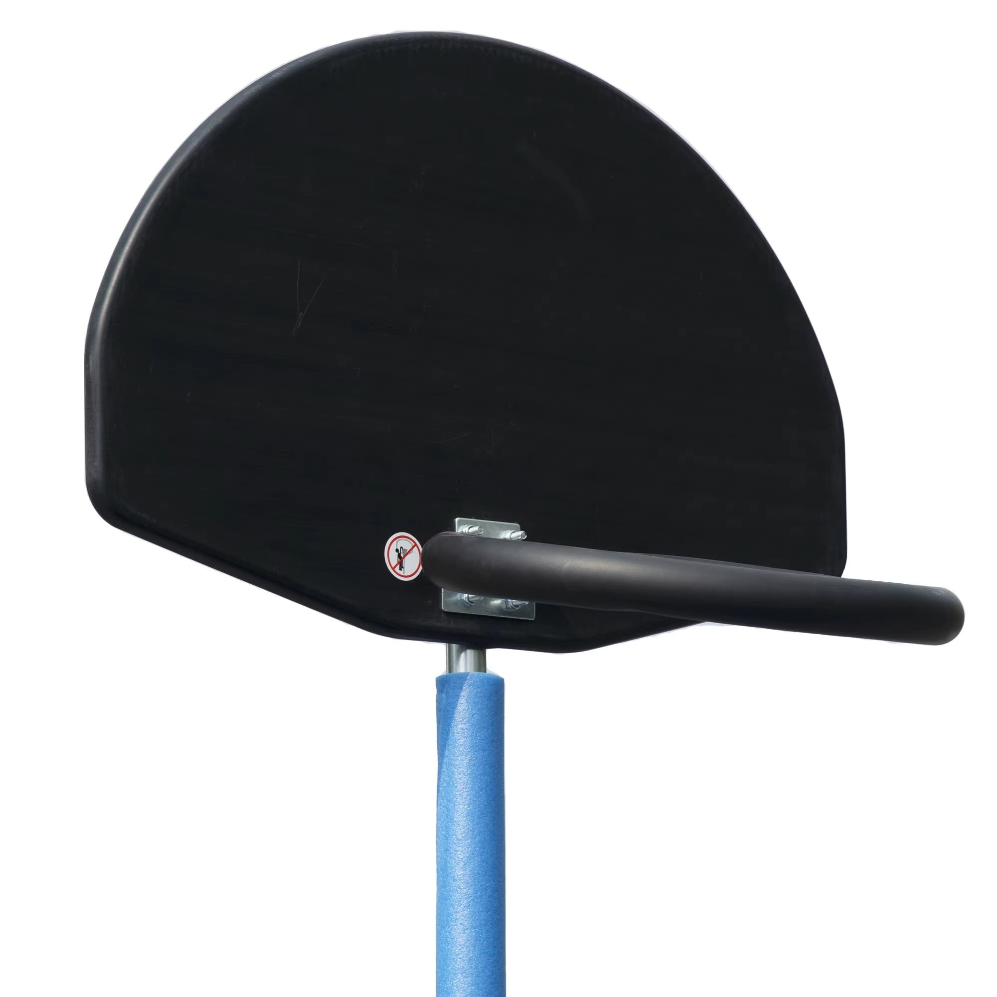 14FT Trampoline with Backboard, Outdoor Pumpkin Trampoline with Enclosure Net and Ladder for Kids Teens Grown-Ups Park