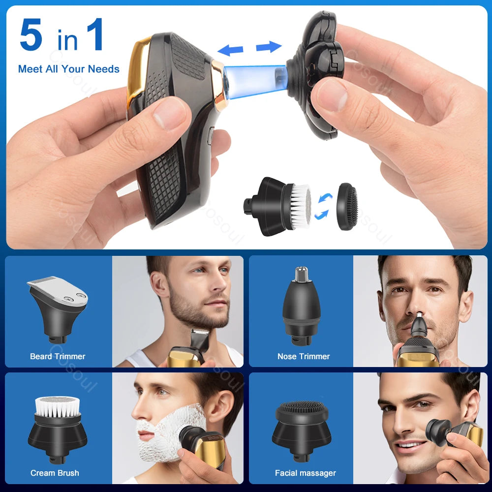 Shaver for Men Electric Shaver Powerful Bald Head Shaver Beard Shaving Machine for Men Razor Husband Gift Boyfriend