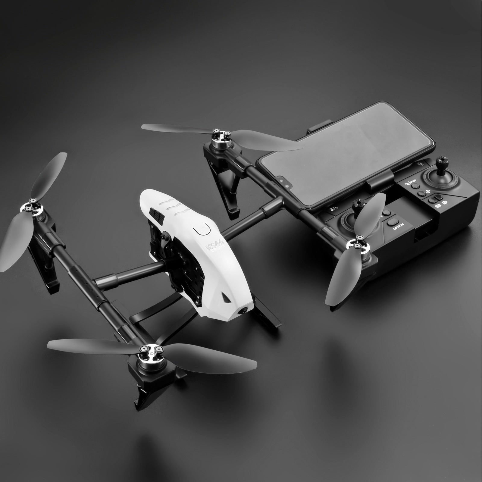 Full Set of Alloy KS66 UAV Outdoor Sports Aerial Remote-Control Smart Toys