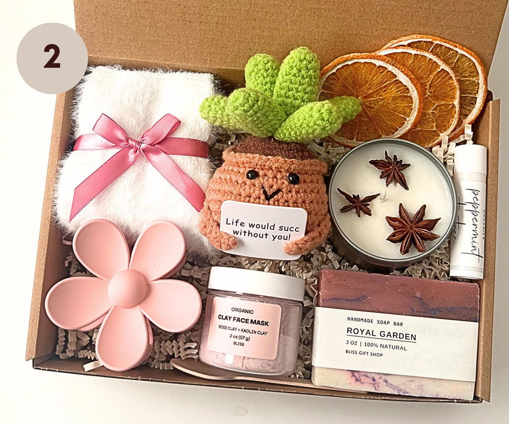 Hug in a Box, Thinking of You Box, Encouragement Gift, Hygee Gift Box, Care Package, Self Care Basket, Sending Love and Hugs, Mom Gift Set