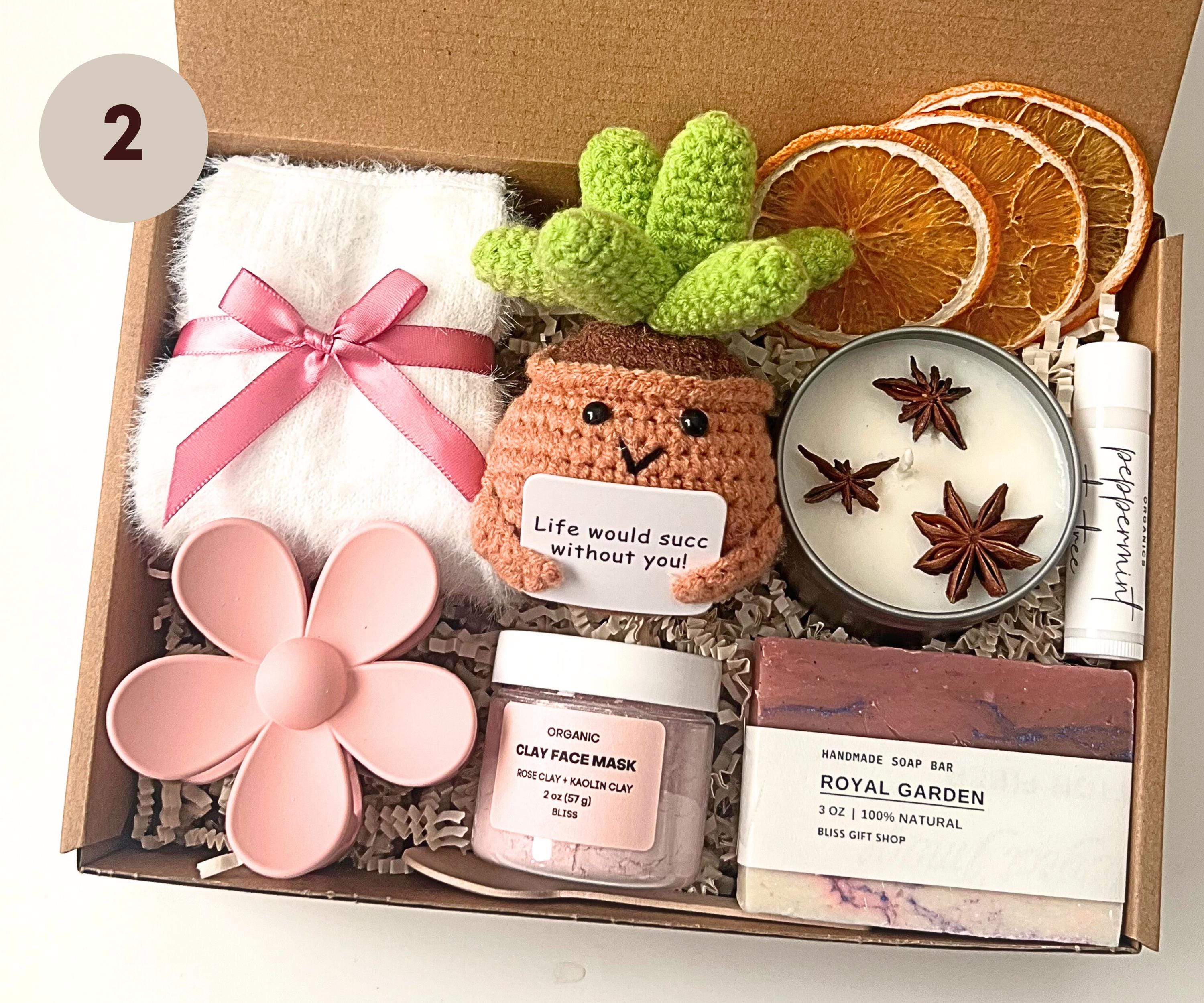 Hug in a Box, Thinking of You Box, Encouragement Gift, Hygee Gift Box, Care Package, Self Care Basket, Sending Love and Hugs, Mom Gift Set