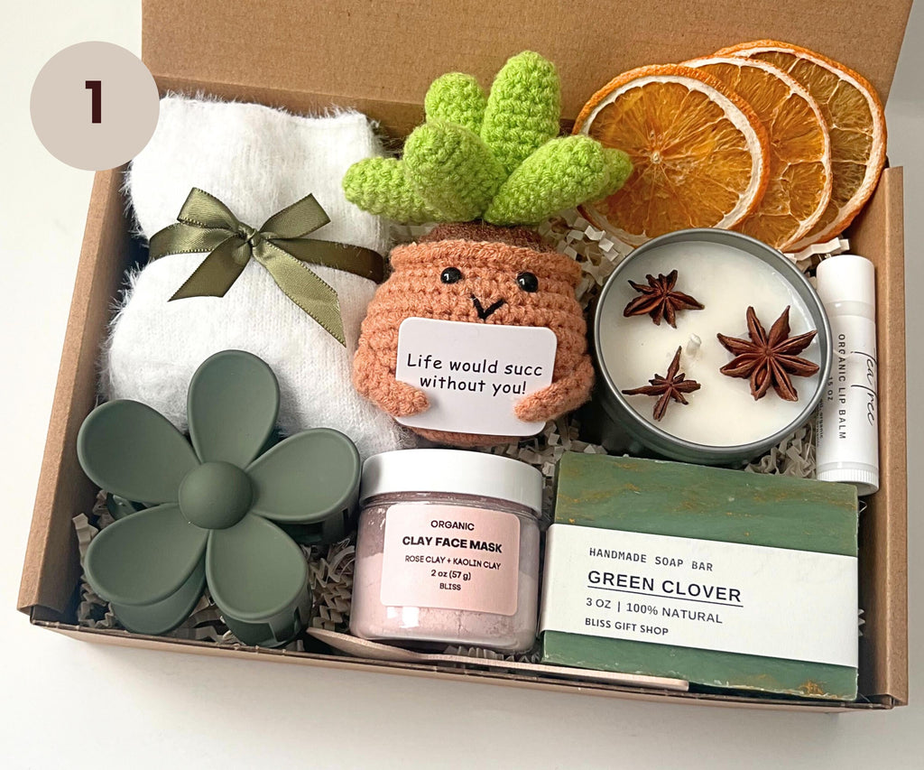 Hug in a Box, Thinking of You Box, Encouragement Gift, Hygee Gift Box, Care Package, Self Care Basket, Sending Love and Hugs, Mom Gift Set