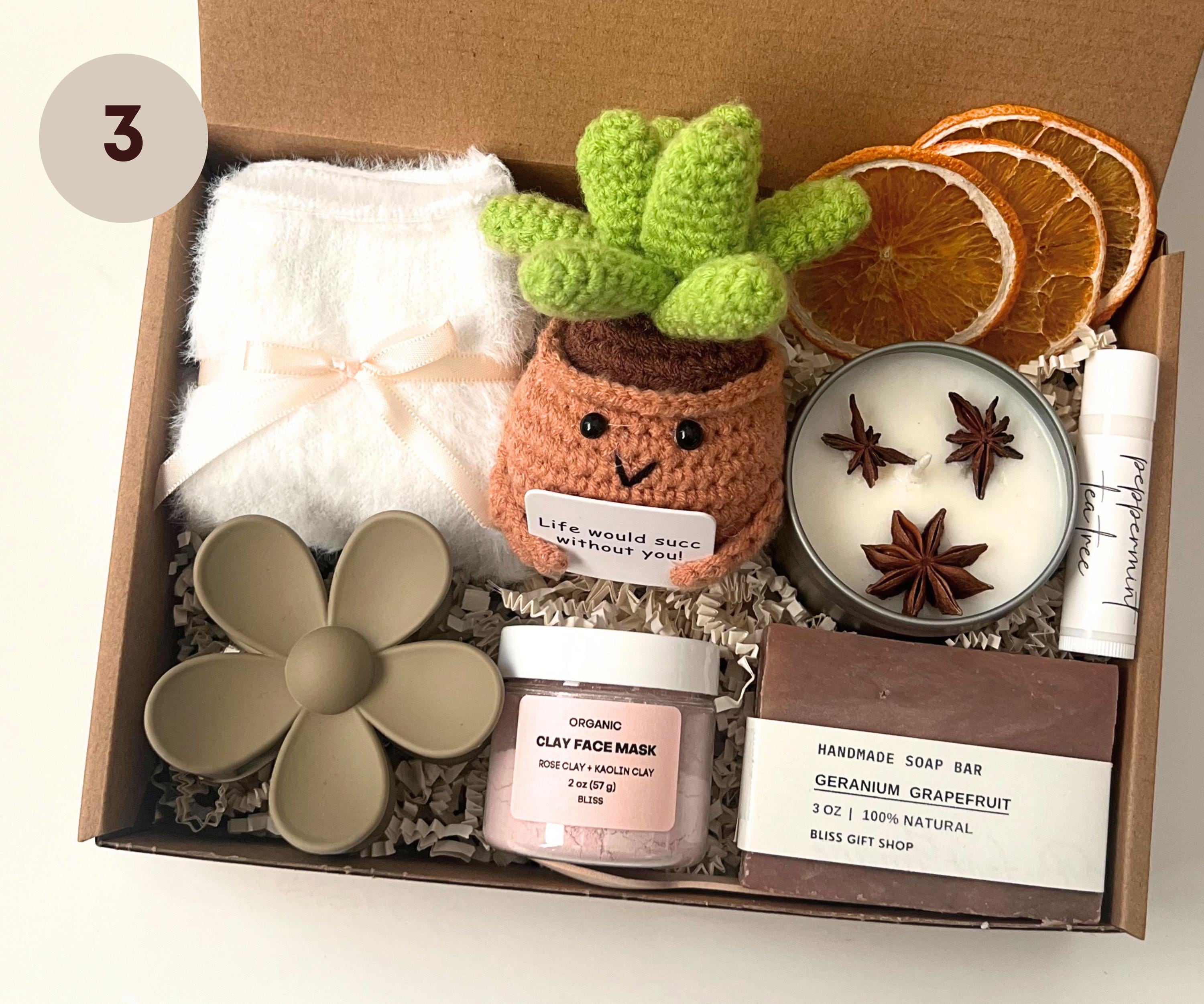 Hug in a Box, Thinking of You Box, Encouragement Gift, Hygee Gift Box, Care Package, Self Care Basket, Sending Love and Hugs, Mom Gift Set